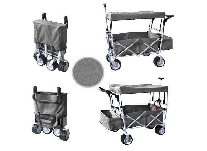 Push-Pull-Folding-Wagon-With-Canopy